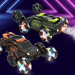 Voiture télécommandée MoFun JC03 2.4G à six roues motrices avec bras oscillant à 360° sans angle mort et fonction drift spray, MoFun JC03 (Vert)