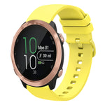 20mm Solid Color Soft Silicone Watch Band, For Garmin Forerunner 645 Music