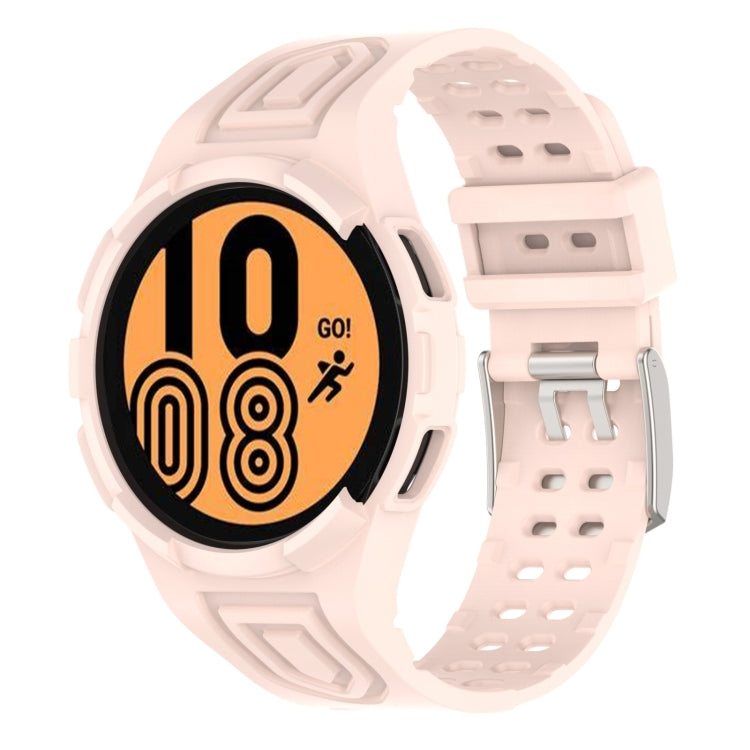 Armor Integrated TPU Double-Pin Buckle Smart Watch Band, For Samsung Galaxy Watch5 40mm, For Samsung Galaxy Watch5 44mm, For Samsung Galaxy Watch4 44mm