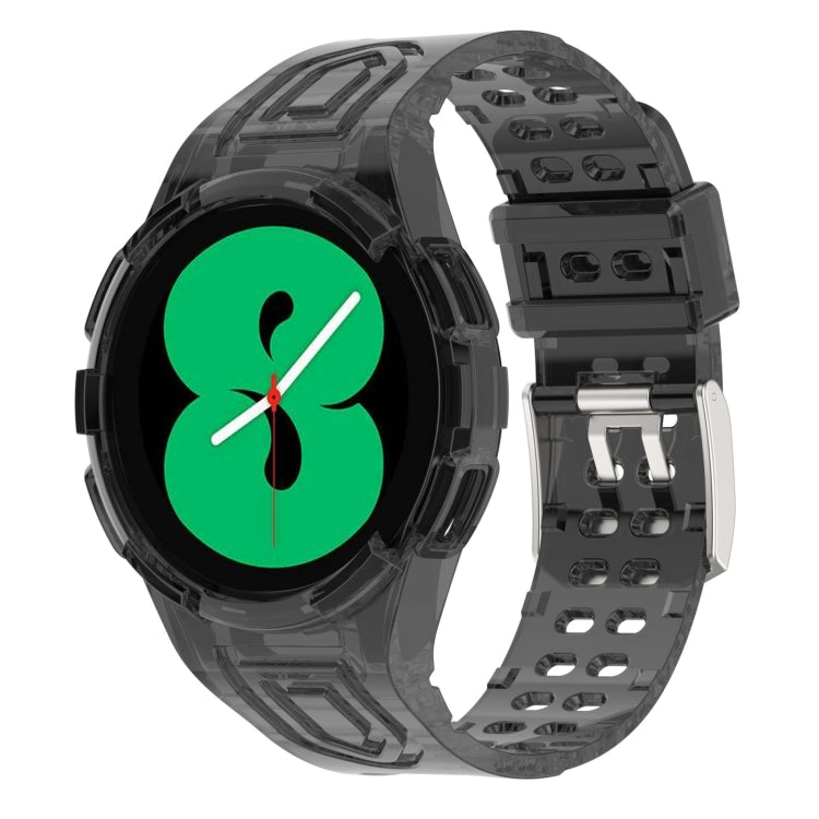 Armor Integrated TPU Double-Pin Buckle Smart Watch Band, For Samsung Galaxy Watch4 40mm, For Samsung Galaxy Watch4 Classic 46mm