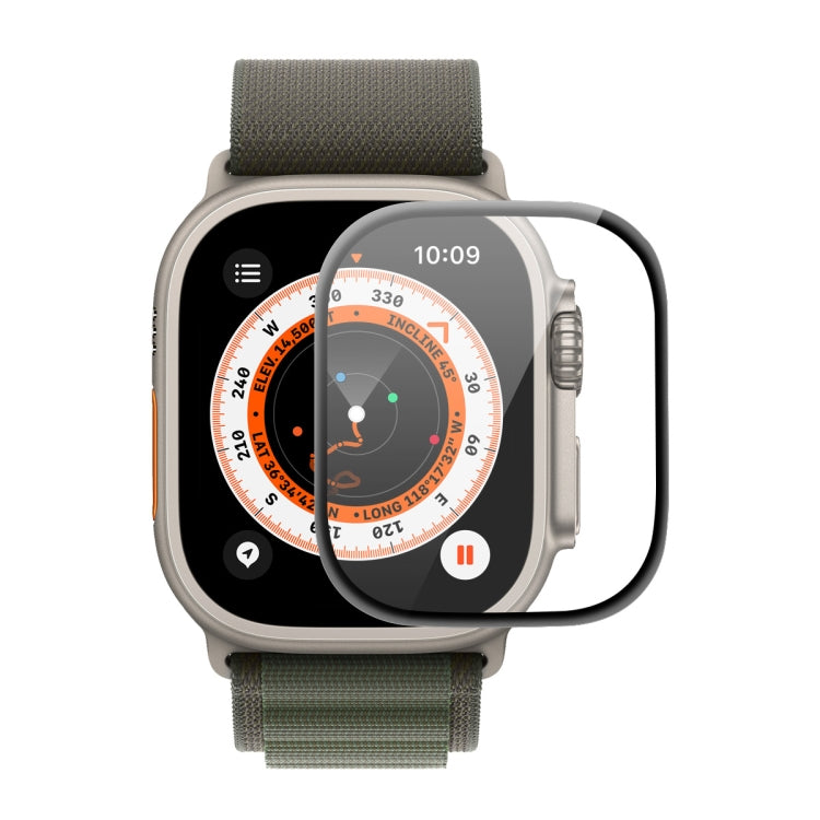 فيلم شاشة ENKAY 3D ناعم من PC حافة PMMA لساعة Apple Watch Ultra / Ultra 2 / Ultra 3 49 مم، 1 قطعة، 2 قطع، 5 قطع، 10 قطع