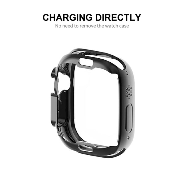 ENKAY Electroplated Soft TPU Case with Screen Film For Apple Watch Ultra 3 / 2 /1 49mm