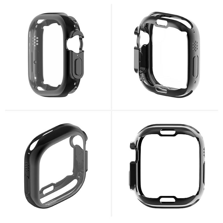 ENKAY Electroplated Soft TPU Case with Screen Film For Apple Watch Ultra 3 / 2 /1 49mm