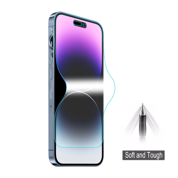 فيلم هيدروجيل مقاوم للانفجار مع غراء كامل ENKAY لهاتف iPhone 14 Pro Max، ل iPhone 14 Pro Max (قطعة واحدة)، ل iPhone 14 Pro Max (قطعتان)، ل iPhone 14 Pro Max (5 قطع)، ل iPhone 14 Pro Max (10 قطع)