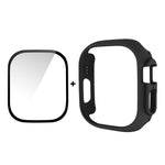 For Apple Watch Ultra 3 / 2 / 1 49mm ENKAY 2 in 1 PC Case + Full Coverage 9H Tempered Glass Film