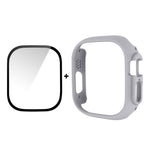 For Apple Watch Ultra 3 / 2 / 1 49mm ENKAY 2 in 1 PC Case + Full Coverage 9H Tempered Glass Film