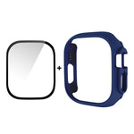 For Apple Watch Ultra 3 / 2 / 1 49mm ENKAY 2 in 1 PC Case + Full Coverage 9H Tempered Glass Film