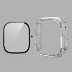 For Apple Watch Ultra 3 / 2 / 1 49mm ENKAY 2 in 1 PC Case + Full Coverage 9H Tempered Glass Film