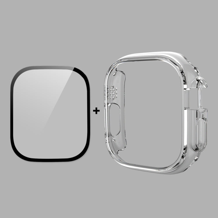 For Apple Watch Ultra 3 / 2 / 1 49mm ENKAY 2 in 1 PC Case + Full Coverage 9H Tempered Glass Film
