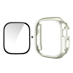For Apple Watch Ultra 3 / 2 / 1 49mm ENKAY 2 in 1 PC Case + Full Coverage 9H Tempered Glass Film