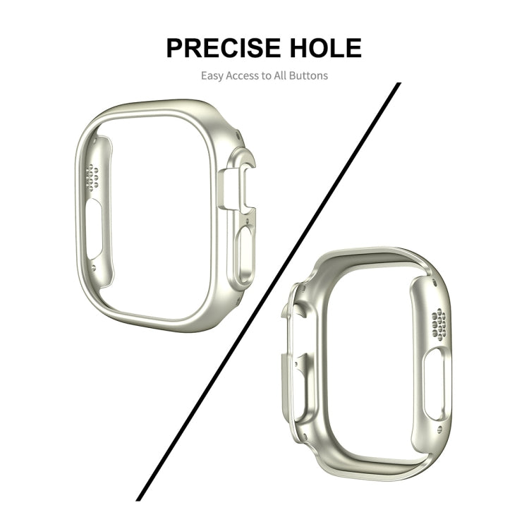For Apple Watch Ultra 3 / 2 / 1 49mm ENKAY 2 in 1 PC Case + Full Coverage 9H Tempered Glass Film