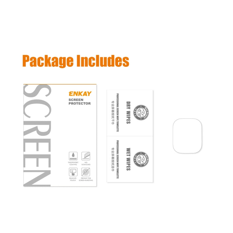 For Apple Watch Ultra 1 / 2 / 3 49mm ENKAY 0.2mm 9H Tempered Glass Watch Film, 1pcs, 2pcs, 5pcs, 10pcs