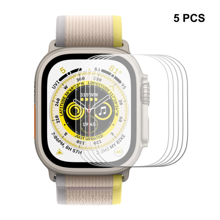 For Apple Watch Ultra 1 / 2 / 3 49mm ENKAY 0.2mm 9H Tempered Glass Watch Film, 1pcs, 2pcs, 5pcs, 10pcs