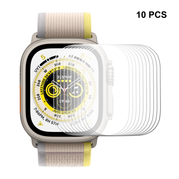 For Apple Watch Ultra 1 / 2 / 3 49mm ENKAY 0.2mm 9H Tempered Glass Watch Film, 1pcs, 2pcs, 5pcs, 10pcs