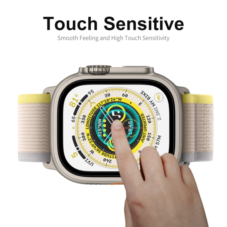For Apple Watch Ultra 1 / 2 / 3 49mm ENKAY 9H Full Cover Tempered Glass Watch Film, 1pcs, 2pcs, 5pcs, 10pcs