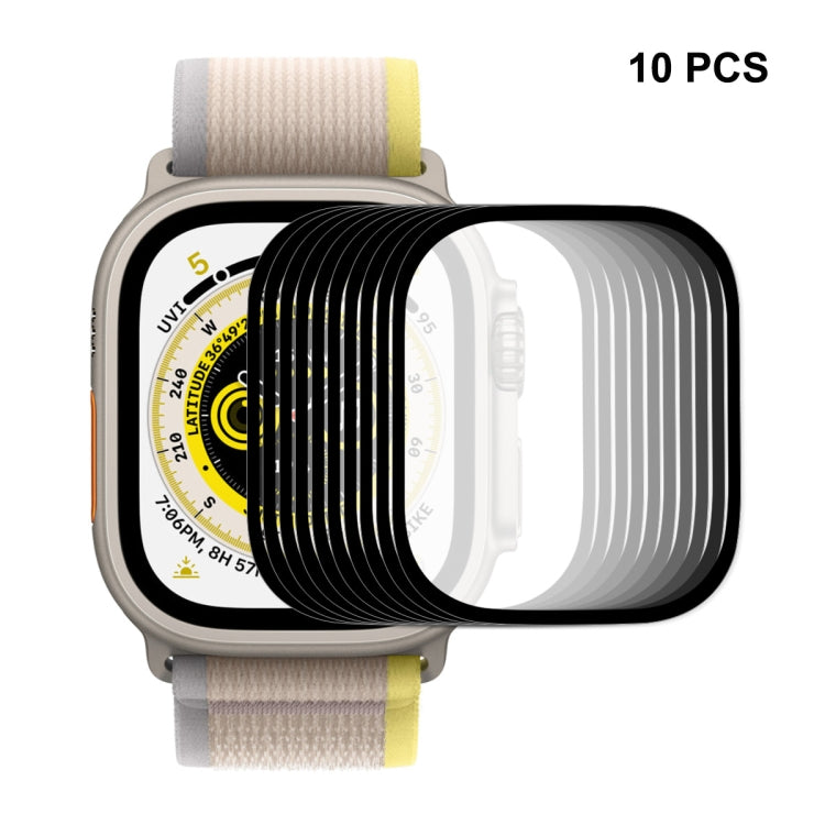 For Apple Watch Ultra 1 / 2 / 3 49mm ENKAY 9H Full Cover Tempered Glass Watch Film, 1pcs, 2pcs, 5pcs, 10pcs