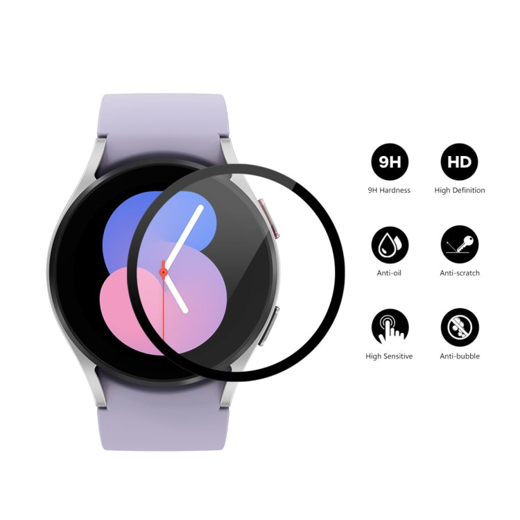 For Samsung Galaxy Watch5 40mm ENKAY 9H Full Cover Tempered Glass Watch Film, 1 PCS, 2 PCS, 5 PCS, 10 PCS