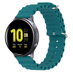 20mm Ocean Style Silicone Solid Color Watch Band, For Samsung Galaxy Watch Active 2 44mm, For Samsung Galaxy Watch 42mm