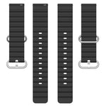 20mm Ocean Style Silicone Solid Color Watch Band, For Samsung Galaxy Watch Active 2 44mm, For Samsung Galaxy Watch 42mm