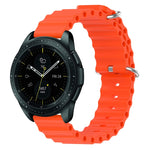 20mm Ocean Style Silicone Solid Color Watch Band, For Samsung Galaxy Watch Active 2 44mm, For Samsung Galaxy Watch 42mm