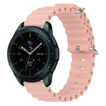 20mm Ocean Style Silicone Solid Color Watch Band, For Samsung Galaxy Watch Active 2 44mm, For Samsung Galaxy Watch 42mm