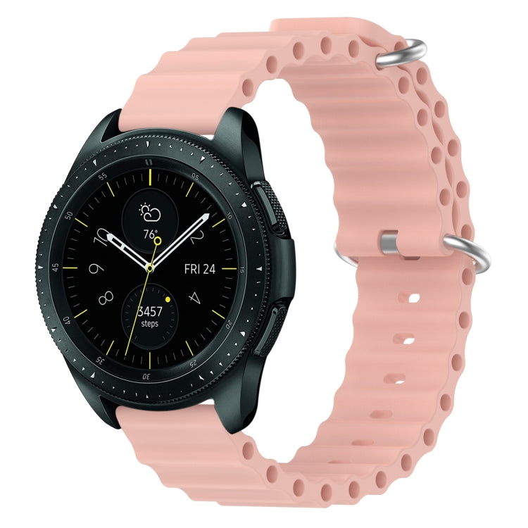20mm Ocean Style Silicone Solid Color Watch Band, For Samsung Galaxy Watch Active 2 44mm, For Samsung Galaxy Watch 42mm