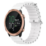 20mm Ocean Style Silicone Solid Color Watch Band, For Garmin Garminmove Style, For Garmin Forerunner 645 Music