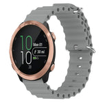 20mm Ocean Style Silicone Solid Color Watch Band, For Garmin Garminmove Style, For Garmin Forerunner 645 Music