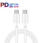 شاحن متعدد المنافذ 65 واط مزدوج PD Type-C + 3 منافذ USB مع كابل بيانات Type-C إلى Type-C بقوة 3A، قابس بريطاني، قابس بريطاني + كابل Type-C إلى Type-C