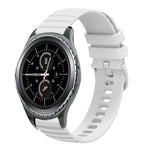 20mm Wavy Dotted Solid-Color Silicone Watch Band, For Samsung Galaxy Gear S2 Classic
