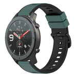 22mm Two-Color Silicone Watch Band, For Amazfit 3, For Amazfit GTR 47mm