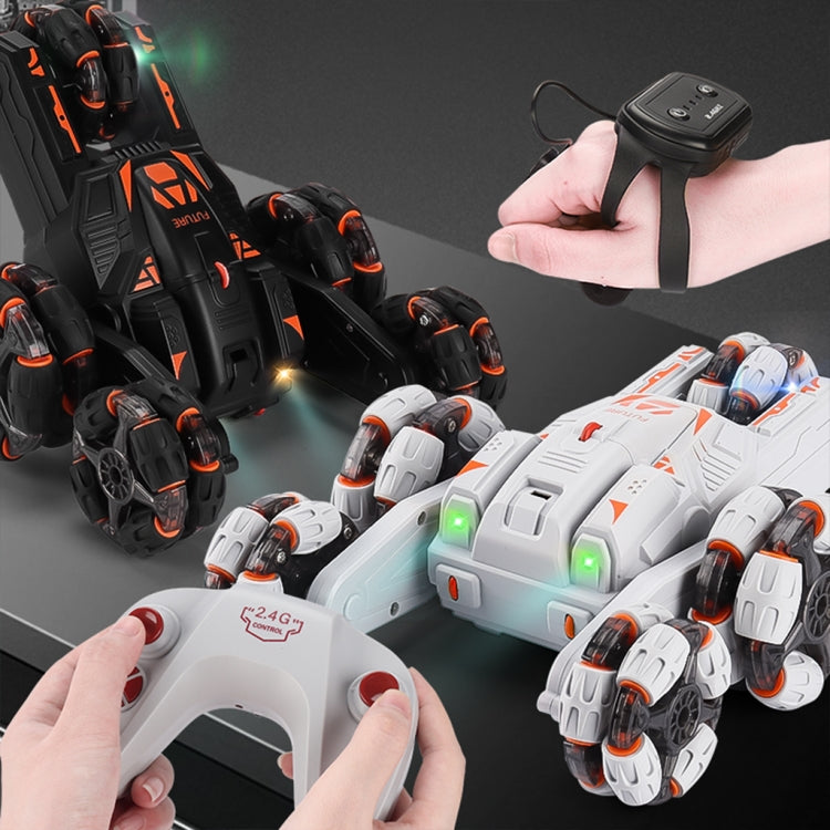 Voiture acrobatique MoFun à cinq roues avec bras oscillant à 360°, voiture télécommandée multifonctionnelle 2,4 GHz, commande simple ou double.