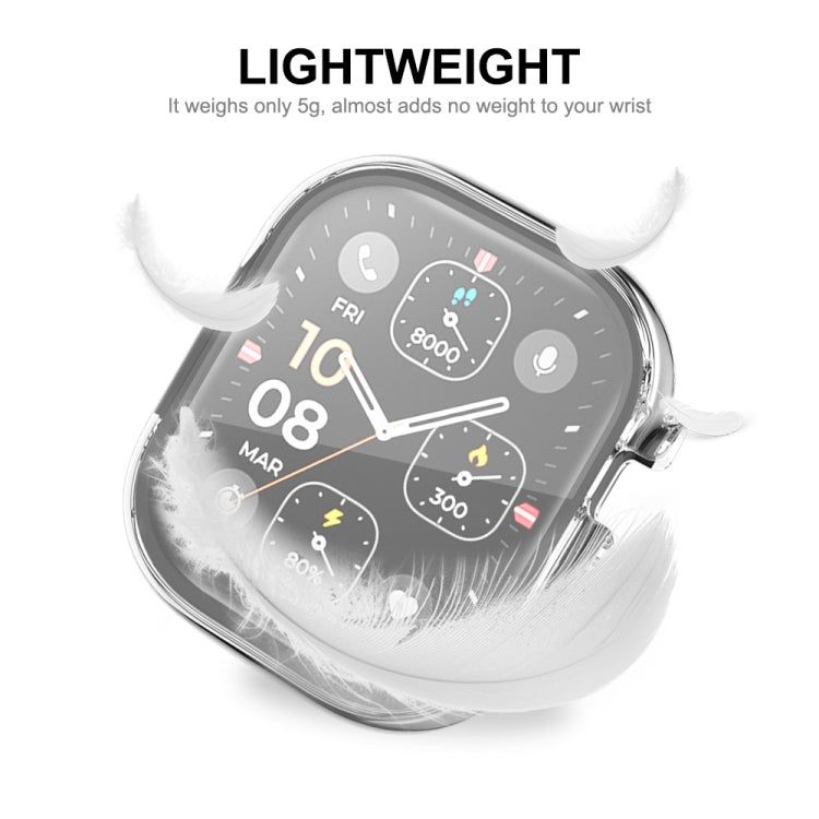 For Apple Watch Ultra / Ultra 2 49mm ENKAY Full Coverage Transparent Soft TPU Case with Screen Film