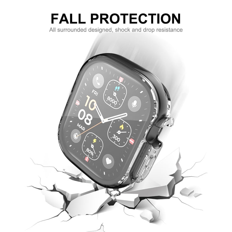 For Apple Watch Ultra / Ultra 2 49mm ENKAY Full Coverage Transparent Soft TPU Case with Screen Film