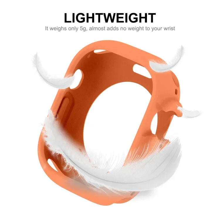 For Apple Watch Ultra 3 / 2 / 1 49mm ENKAY Solid Color Protective Soft TPU Frame Case