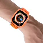 For Apple Watch Ultra 3 / 2 / 1 49mm ENKAY Solid Color Protective Soft TPU Frame Case