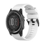 26mm Horizontal Texture Silicone Watch Band with Removal Tool, For Garmin Fenix 6X Sapphire, For Garmin Fenix 5X Sapphire, For Garmin Fenix 5X Plus, For Garmin Fenix 3, For Garmin Fenix 3 HR, For Garmin Fenix 3 Sapphire