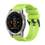 22mm Horizontal Texture Silicone Watch Band with Removal Tool, For Garmin Fenix 7, For Garmin Fenix 7 Solar, For Garmin Fenix 7 Sapphire Solar, For Garmin Epix Gen 2, For Garmin Approach S62, For Garmin Fenix 6 GPS