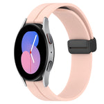 22mm Solid Color Magnetic Clasp Silicone Watch Band, For Samsung Galaxy Watch3 45mm, For Samsung Galaxy Watch 46mm, For Samsung Gear S3 Classic, For Samsung Gear S3 Frontier