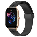 22mm Solid Color Magnetic Clasp Silicone Watch Band, For Amazfit GTR 2, For Amazfit 3, For Amazfit GTR 47mm