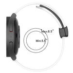 22mm Folding Magnetic Clasp Silicone Watch Band, For Amazfit GTR 2, For Amazfit 3, For Amazfit GTR 47mm