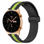 22mm Folding Magnetic Clasp Silicone Watch Band, For Honor Watch GS 3, For Honor Watch GS Pro, For Honor Magic Watch 2 46mm, For Honor Watch Dream