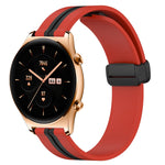 22mm Folding Magnetic Clasp Silicone Watch Band, For Honor Watch GS 3, For Honor Watch GS Pro, For Honor Magic Watch 2 46mm, For Honor Watch Dream