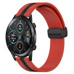 22mm Folding Magnetic Clasp Silicone Watch Band, For Honor Watch GS 3, For Honor Watch GS Pro, For Honor Magic Watch 2 46mm, For Honor Watch Dream