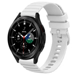 20mm Wavy Dot Pattern Solid Color Silicone Watch Band, For Samsung  Galaxy Watch 4 Classic 42mm, For Samsung  Galaxy Watch 4 Classic 46mm, For Samsung Galaxy Watch Active 2 40mm, For Samsung Galaxy Watch Active 2 44mm