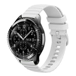 22mm Wavy Dot Pattern Solid Color Silicone Watch Band, For Samsung Galaxy Watch3 45mm, For Samsung Galaxy Watch 46mm, For Samsung Gear S3 Classic, For Samsung Gear S3 Frontier