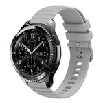 22mm Wavy Dot Pattern Solid Color Silicone Watch Band, For Samsung Galaxy Watch3 45mm, For Samsung Galaxy Watch 46mm, For Samsung Gear S3 Classic, For Samsung Gear S3 Frontier