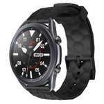 22mm Football Pattern Solid Color Silicone Watch Band, For Samsung Galaxy Watch3 45mm, For Samsung Galaxy Watch 46mm, For Samsung Gear S3 Classic, For Samsung Gear S3 Frontier