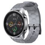 22mm Football Pattern Solid Color Silicone Watch Band, For Xiaomi MI Watch Color