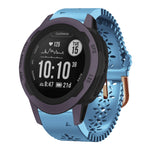 20mm Lady's Silicone Watch Band With Lace Punch, For Garmin Fenix 7S, For Garmin Fenix 7S Solar, For Garmin Fenix 7S Sapphire Solar, For Garmin Instinct 2S, For Garmin Fenix 6S, For Garmin Fenix 6S Pro